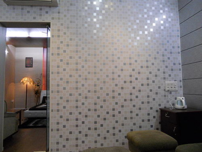 Artistic Indoor Pvc Wall Panel Luxury Flower Laminate