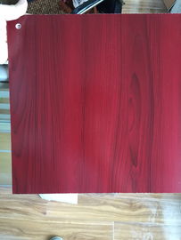 PVC Faux Wood Laminate Sheets Low Carbon Glossy Printing 1220×2440 mm